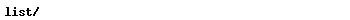 list/